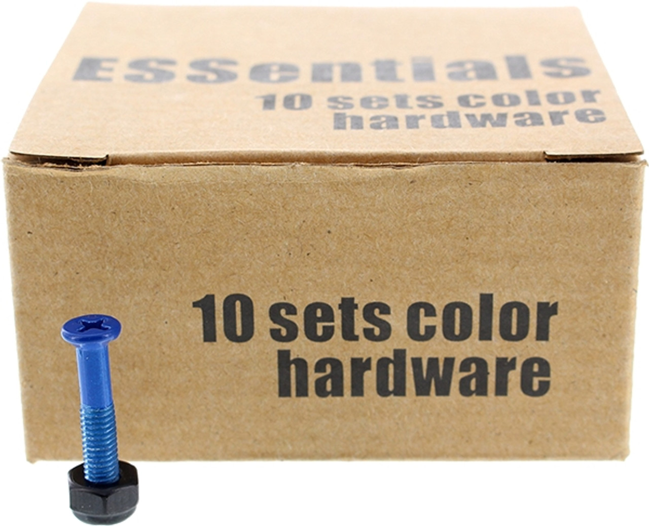 ESSENTIALS 10/PK DARK BLUE 1" SKATE HARDWARE