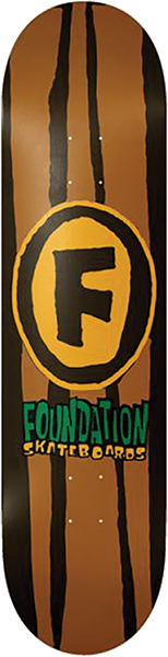 FOUNDATION REBOOT SKATEBOARD DECK-8.38  w/ grip