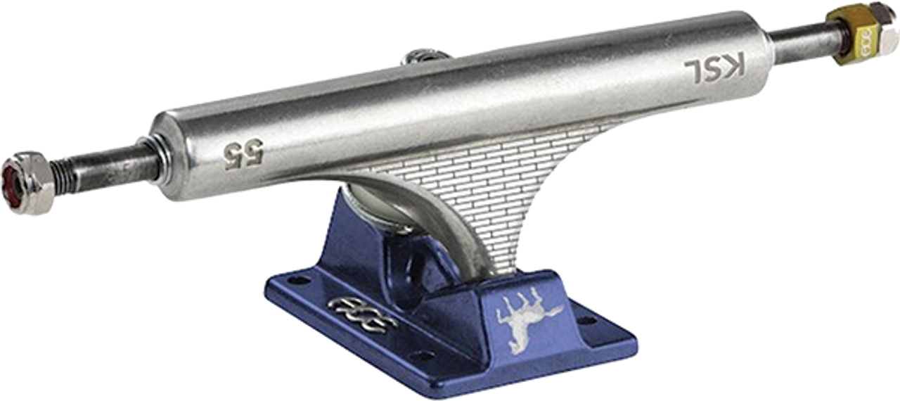 ACE AF1 HOLLOW 55/8.5 SPANKY LONG POL/BLU LTD TRUCKS SET