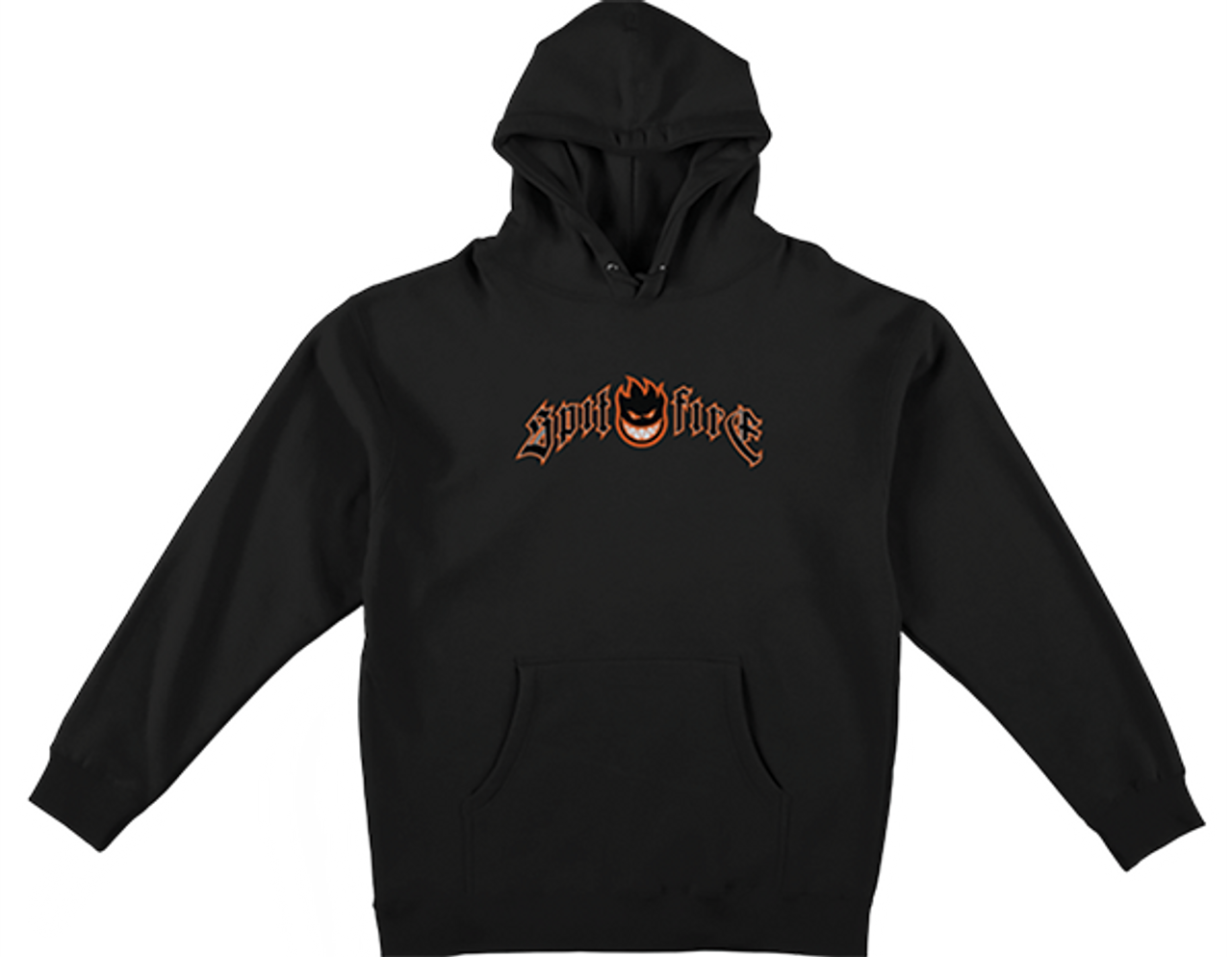 SPITFIRE IMMORTAL FIRE HOODIE SWEATSHIRT SMALL BLACK