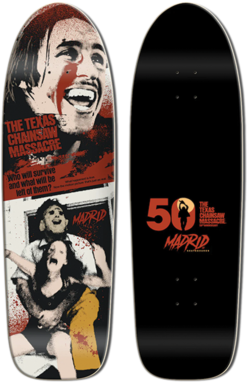 MADRID TCM LTD HITCHER/POOL TURBO SKATEBOARD DECK-9.8X33
