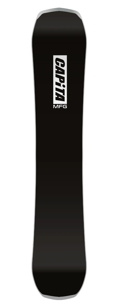 Capita Mega Death Snowboard White Black 157 Wide