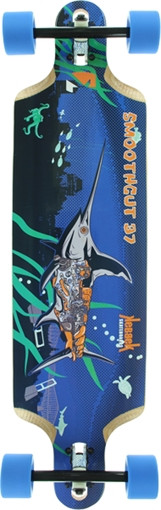 KEBBEK SMOOTHCUT SKATEBOARD COMPLETE-9.9x37