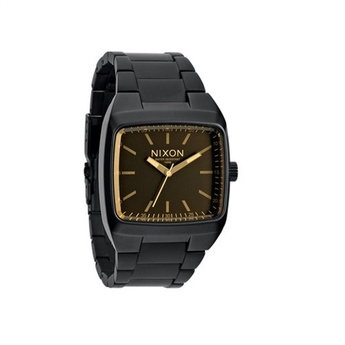 Nixon Manual Ii Matte Black Orange Tint Watch