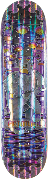 REAL PRAMAN HOLO CATHEDRAL SKATEBOARD DECK-8.5