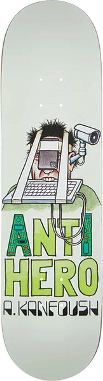 ANTI HERO KANFOUSH ANTI INELLIGENCE SKATEBOARD DECK 8.4