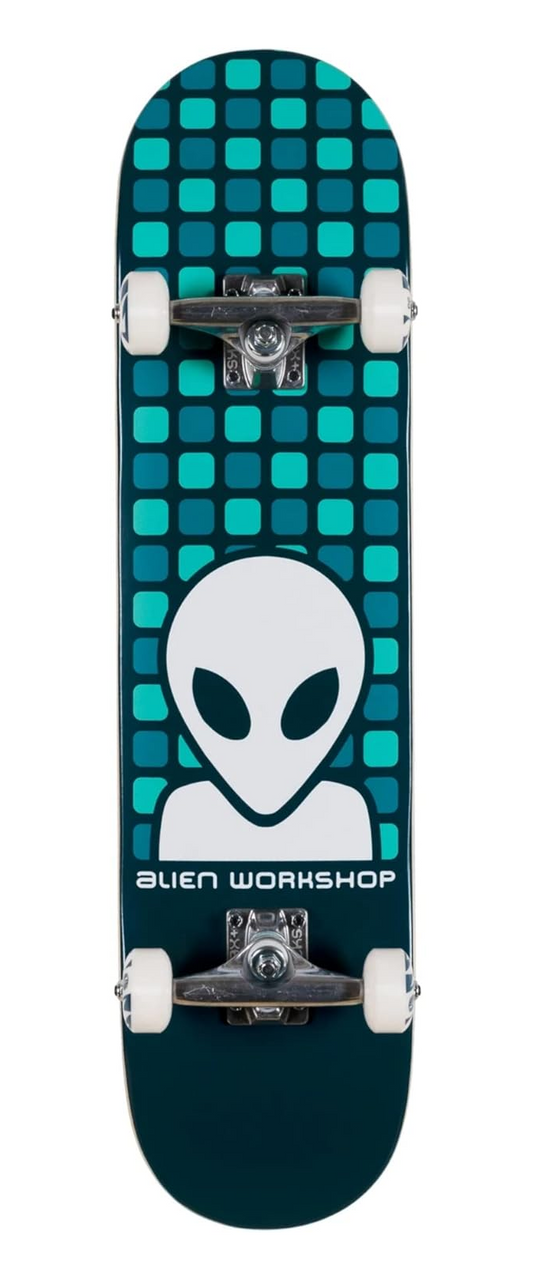 Alien Workshop Matrix Skateboard Complete Blue Teal 7 75