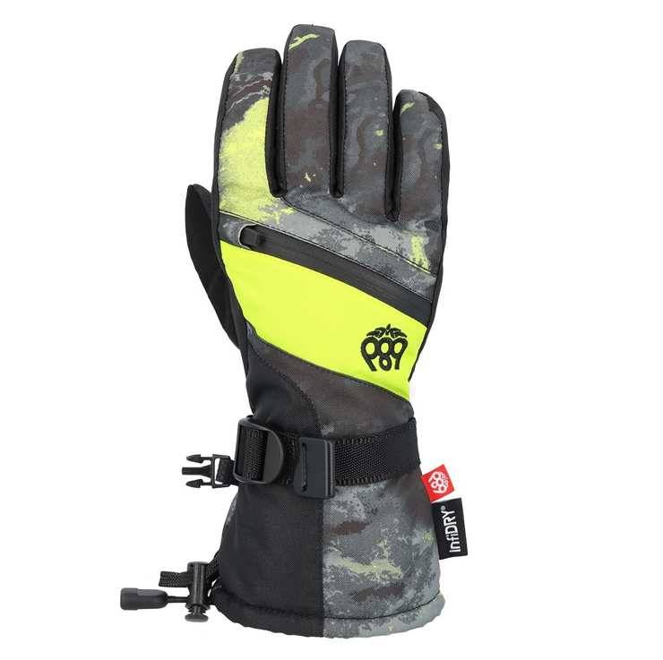 686 Youth Heat Insulated Gloves Lime Hemisphere