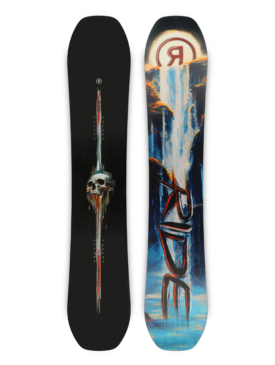 Ride Shadowban Snowboard 2025 Black 155 Wide