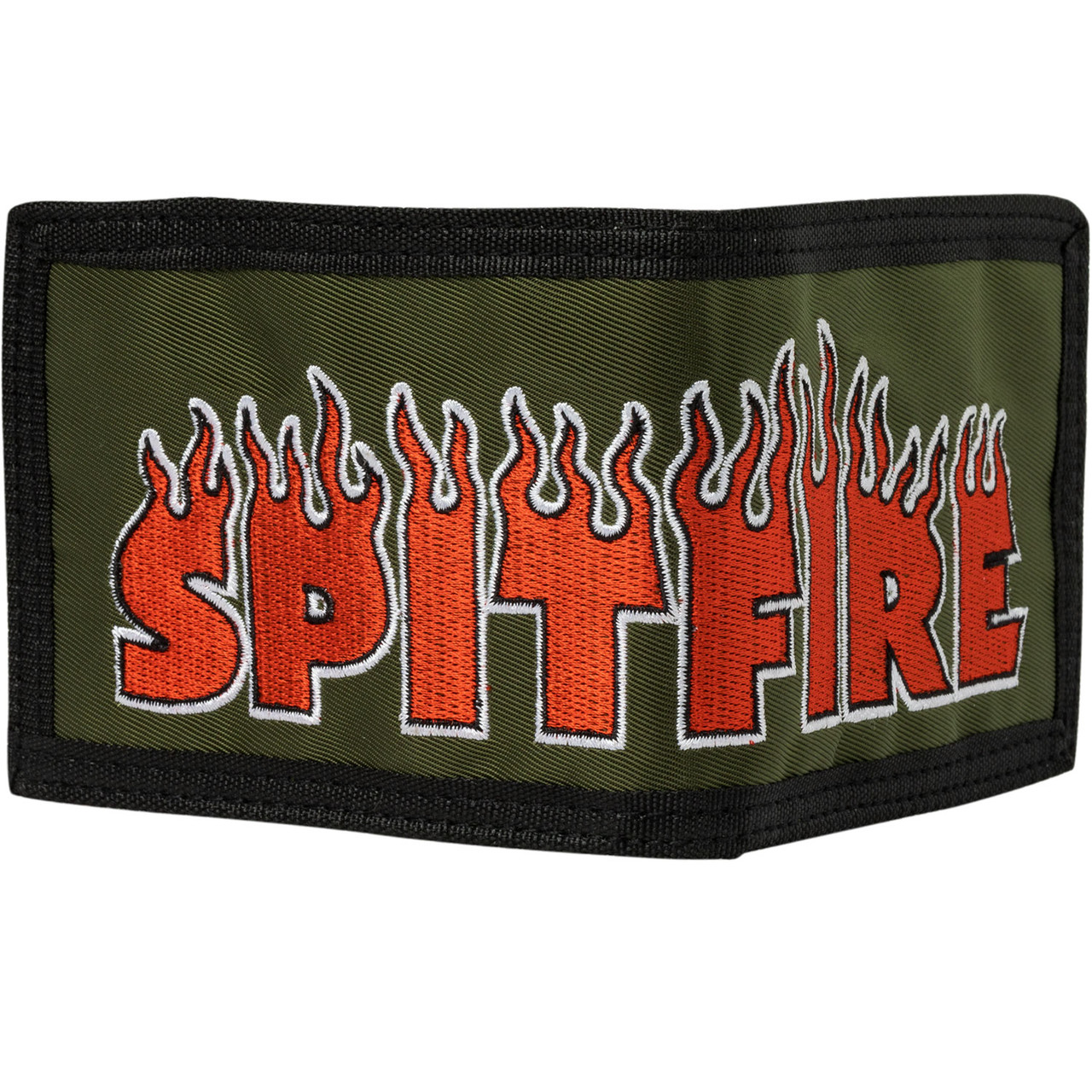 Spitfire DemonSeed Bi-Fold Wallet Olive Red One Size