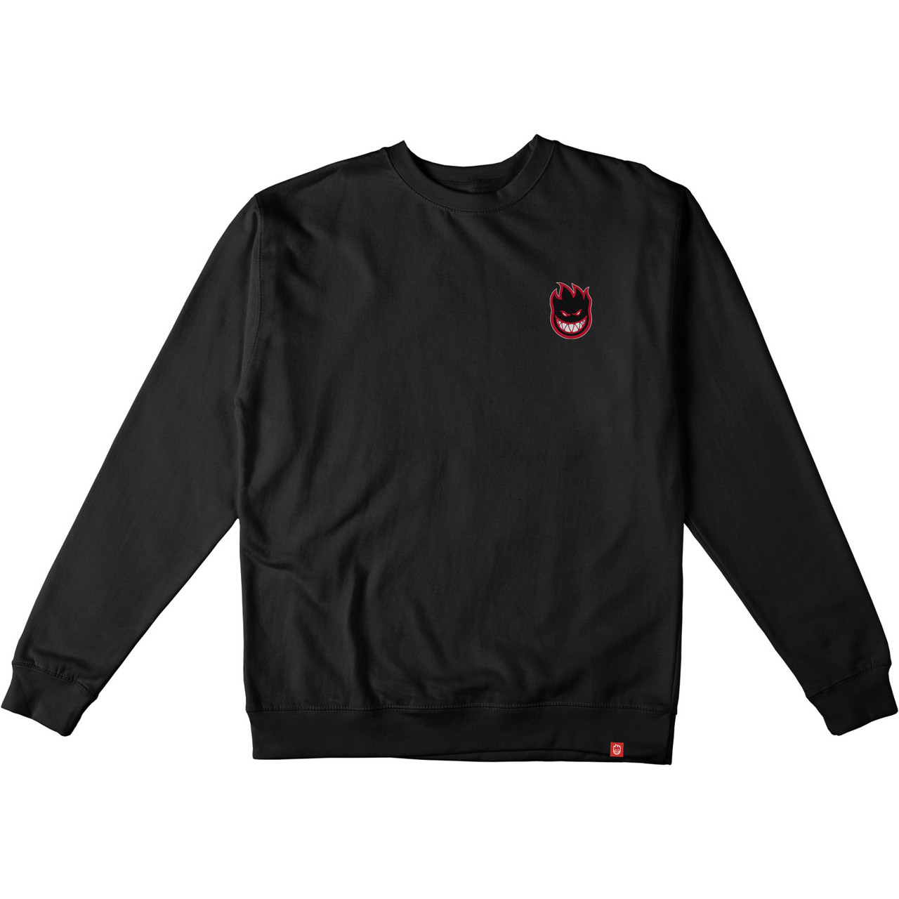 Spitfire Lil Bighead Crewneck Black Red | Boardparadise.com