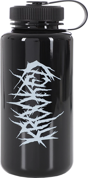 KROOKED NECROSHMOO WATER BOTTLE OPAQUE BLACK
