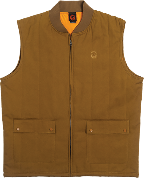 SPITFIRE BIGHEAD VEST CANVAS VEST SMALL-TAN