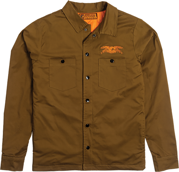 ANTI HERO HECHO POR SKATE JACKET XLARGE-BROWN