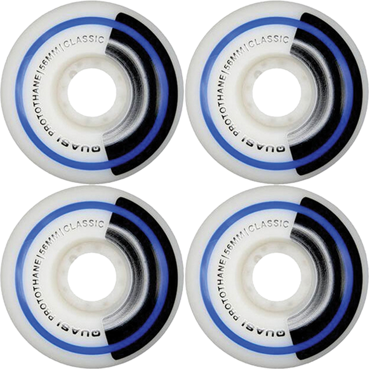 QUASI CLASS WHEEL 56MM WHITE WHEELS SET