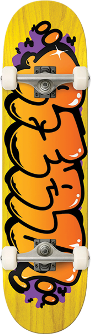 REAL BUBBLE LETTERS SKATEBOARD COMPLETE 7.75