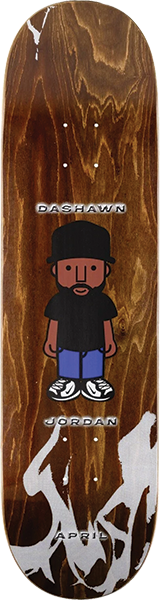 APRIL JORDAN CHARACTER SKATEBOARD DECK 8.38