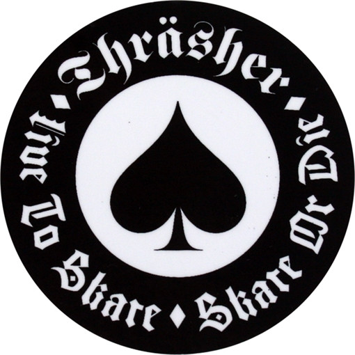 THRASHER OATH DECAL single Assorted Colors