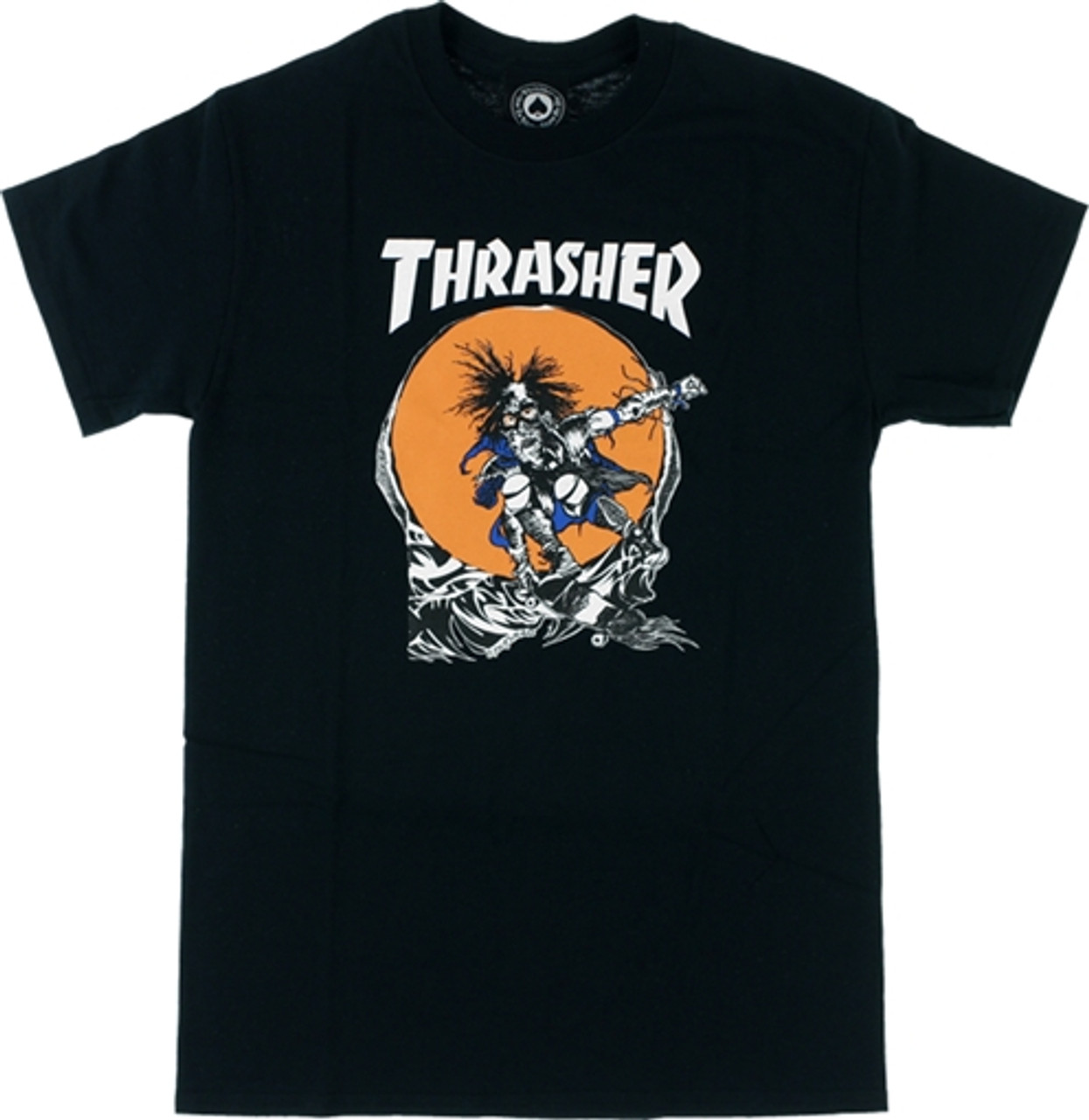 THRASHER OUTLAW SS TSHIRT XLARGE BLACK