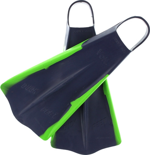 VOIT DUCK FEET SWIM FINS M-GRN/BLU (7-8)