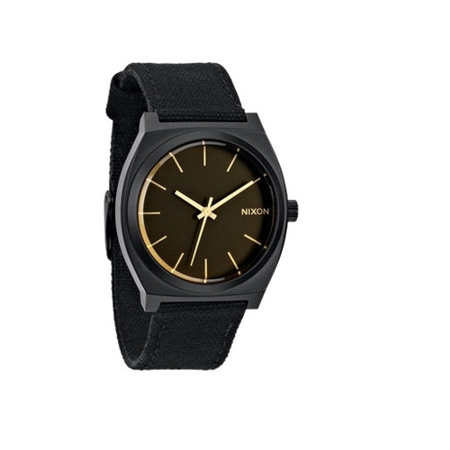 Nixon Time Teller Matte Black/Orange Tint Watch 1