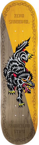 ZERO SANDOVAL STIPO SKATEBOARD DECK-8.375