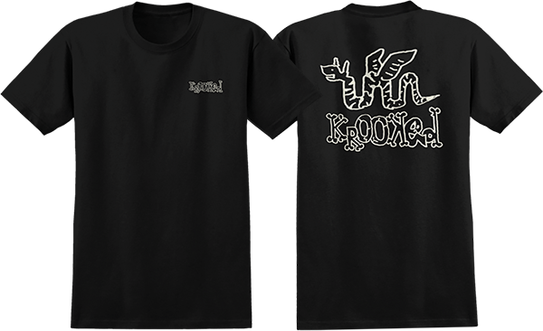 KROOKED NO MONSTER SS LARGE  BLACK