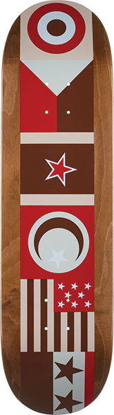 CHOCOLATE TRAHAN FLAGS SKATEBOARD DECK-8.5