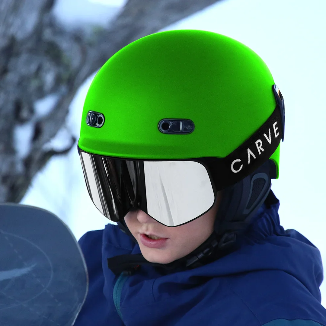Carve Frother Small Goggles Black Mirror One Size