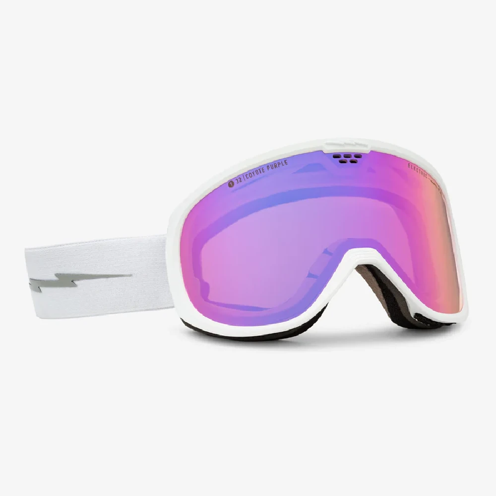 Electric Pike Goggles Matte White Coyote Purple