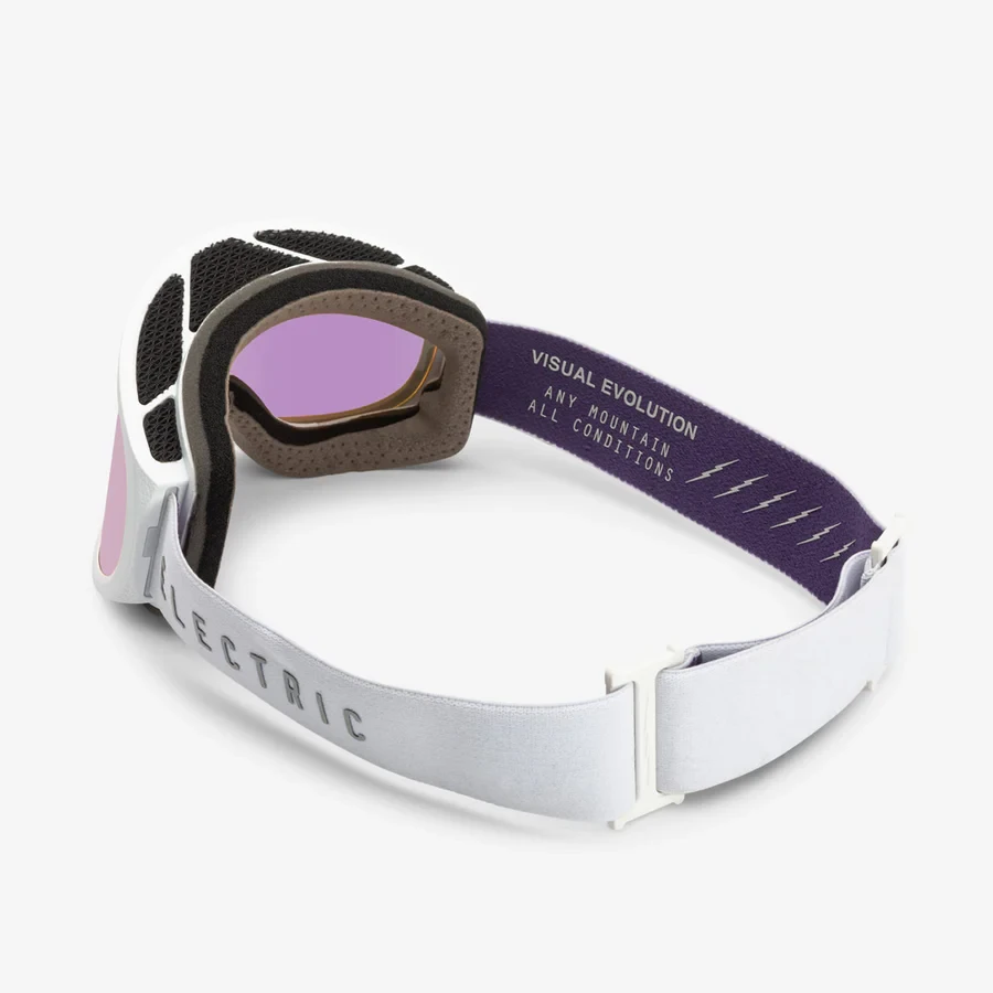 Electric Pike Goggles Matte White Coyote Purple