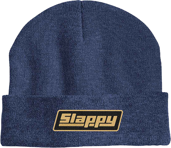 SLAPPY OG LOGO BEANIE NAVY