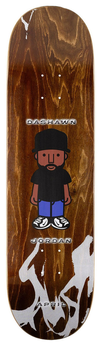 April Jordan Character Skateboard Deck Brown Stain 8.38