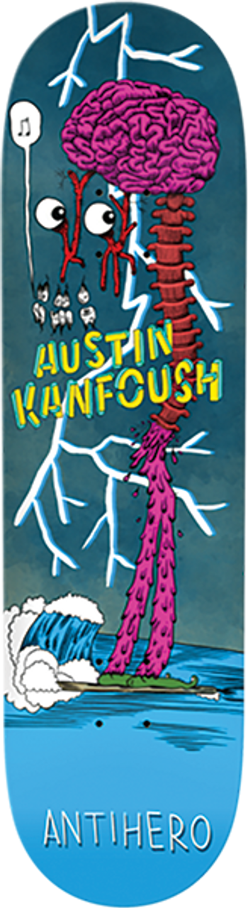 ANTI HERO KANFOUSH SOME LEGS SKATEBOARD DECK 8.25 BLUE