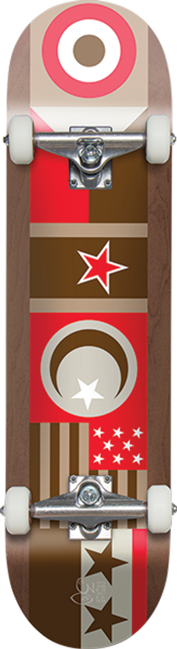 CHOCOLATE TRAHAN FLAGS SKATEBOARD COMPLETE 7.75