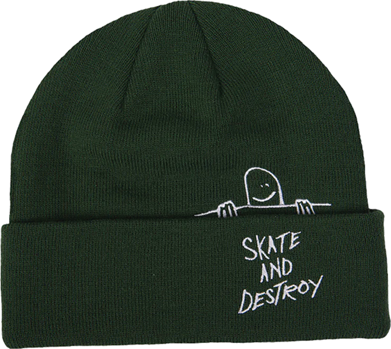 THRASHER GONZ SAD FOLD BEANIE FOREST GREEN