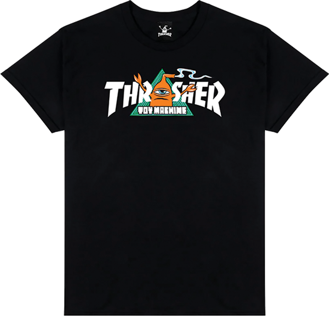 THRASHER TOY MACHINE VORTEX SS TSHIRT SMALL-BLACK