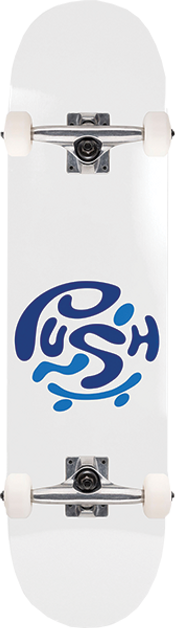 PUSH WHITEY SKATEBOARD COMPLETE 8.0 WHITE