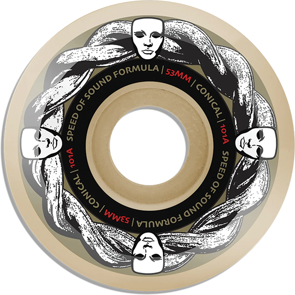 OPERA SOS SOPRANOS ASYMMETRICAL 53mm 101A WHITE WHEELS SET