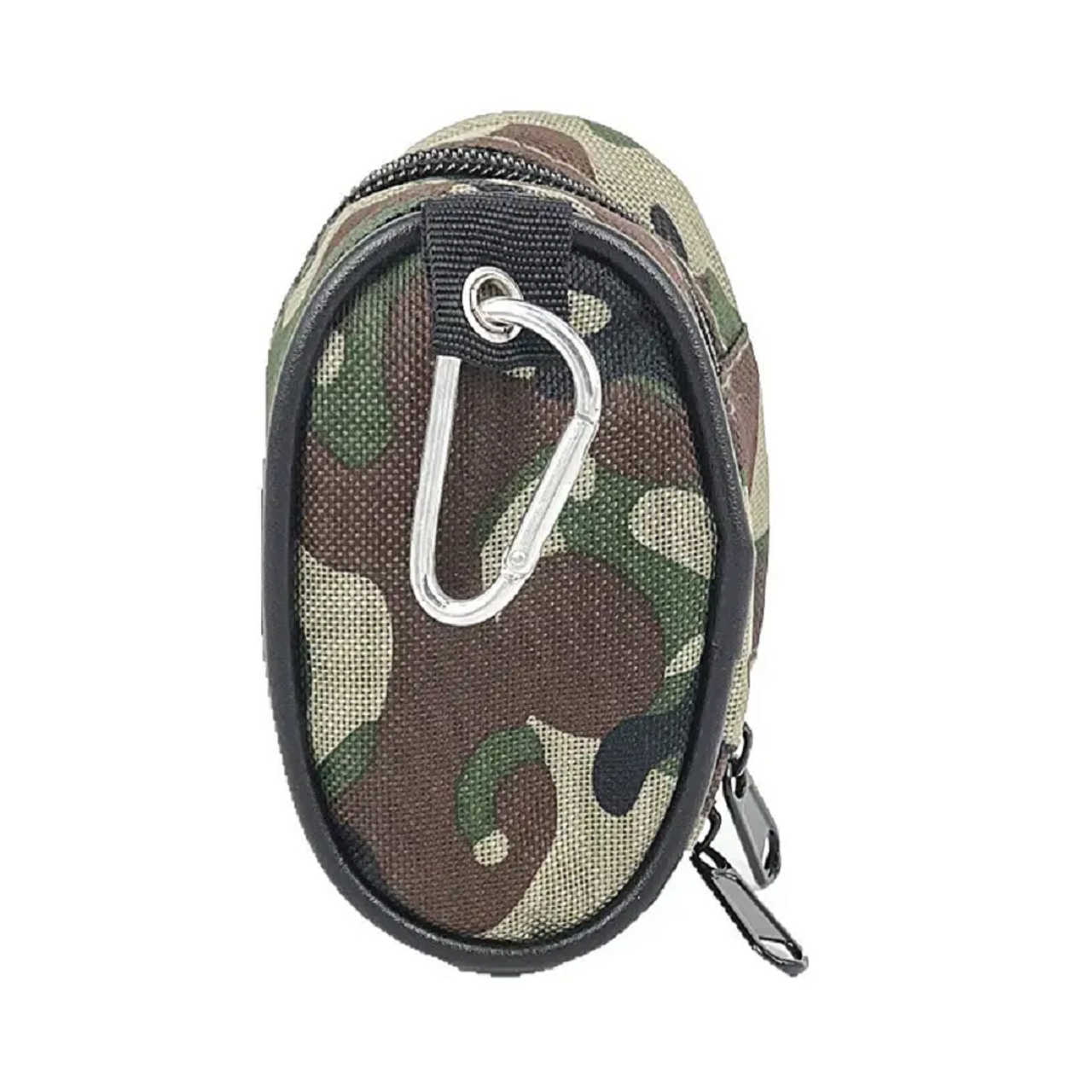 Social Fingerboard Zip Pouch Carabiner Bag Camo 4x2.5