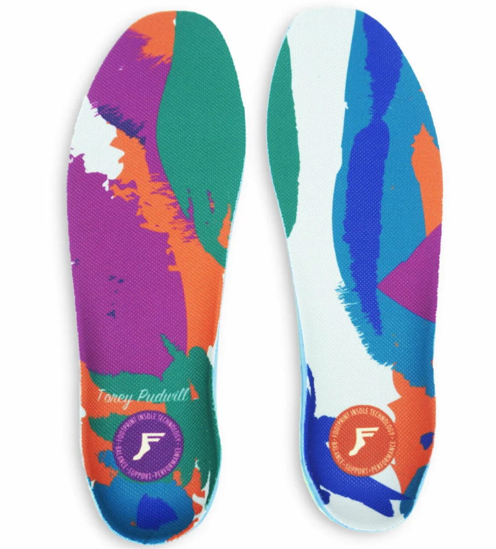 Footprint Kingfoam Elite Hi Pro Torey Pudwill  Purple Orange Green 9-14 Large