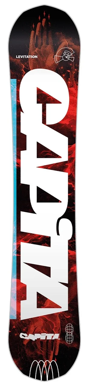 Capita Outsiders Snowboard 2025 Red 158 DEMO