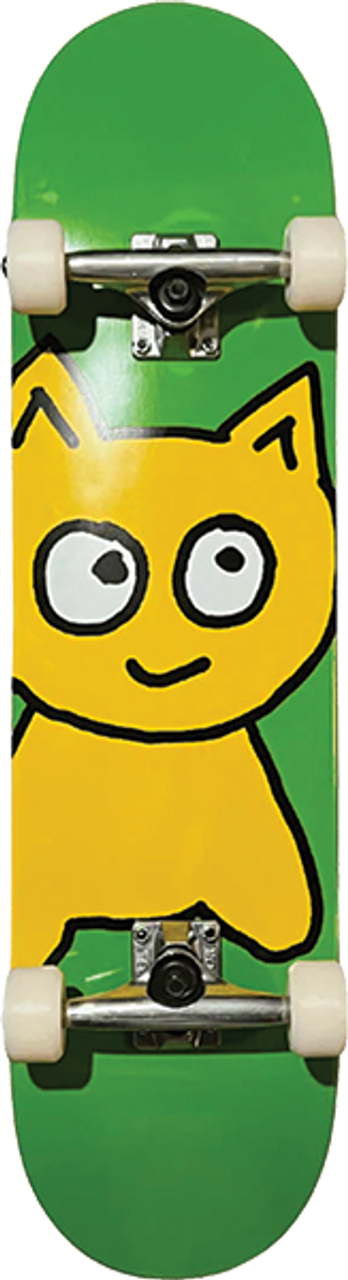 MEOW BIG CAT SKATEBOARD COMPLETE 6.5 GREEN
