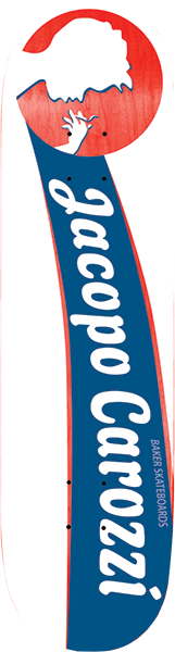 BAKER CAROZZI INVERNIZZI SKATEBOARD DECK 8.5