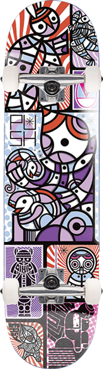 PUSH DON PENDLETON COLLAGE GUEST SKATEBOARD COMPLETE 8.25
