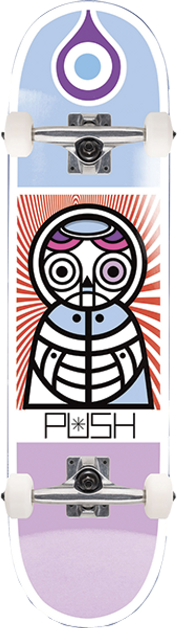 PUSH DON PENDLETON OWL GUEST SKATEBOARD COMPLETE 8.0
