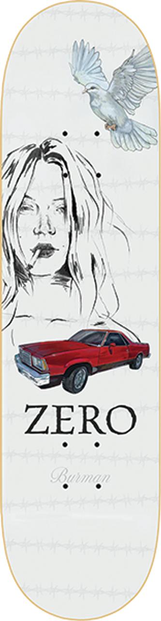 ZERO BURMAN FAST TIMES SKATEBOARD DECK-8.5
