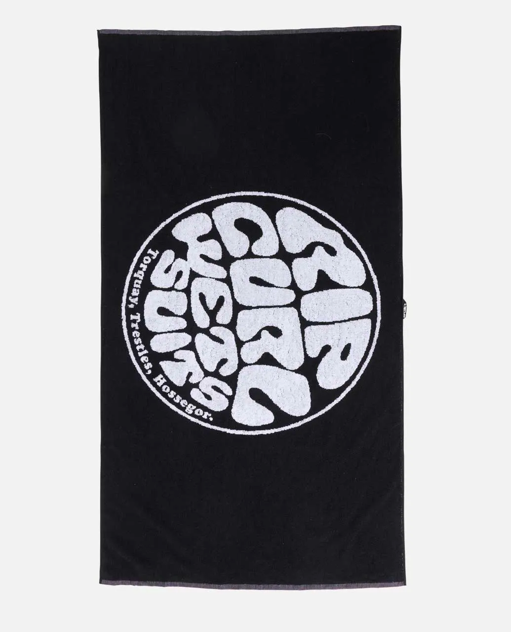 Rip Curl Logos Beach Towel Black White One Size