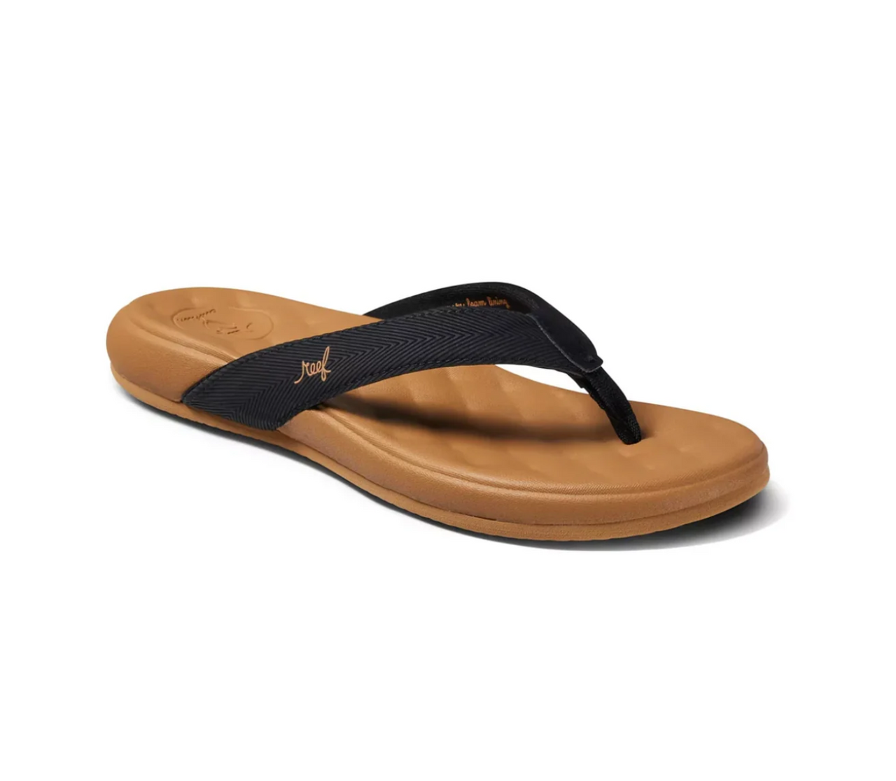 Reef Cushion Melody Sandals Womens Black Tan