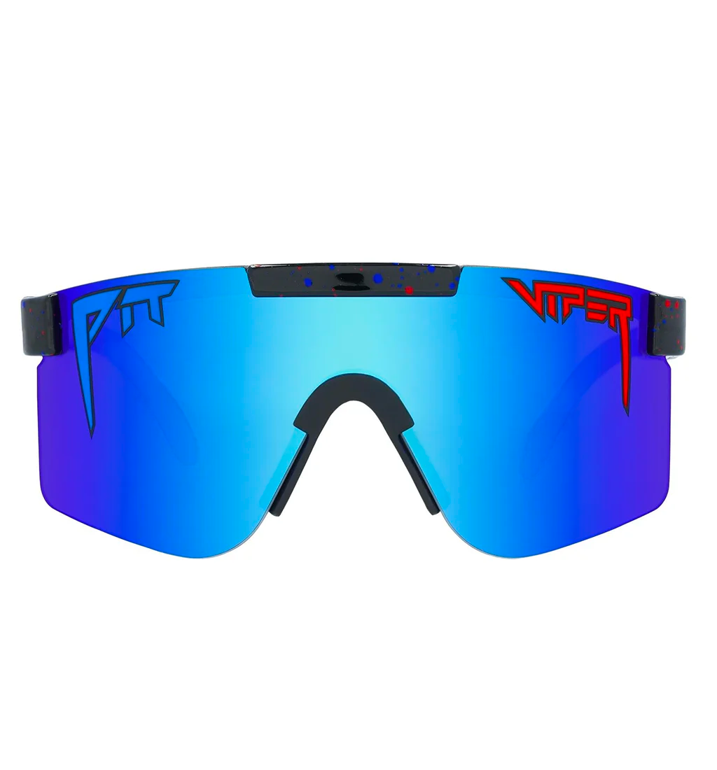 Pit Viper Originals Wide Sunglasses PeaceKeeper Blue Polarized